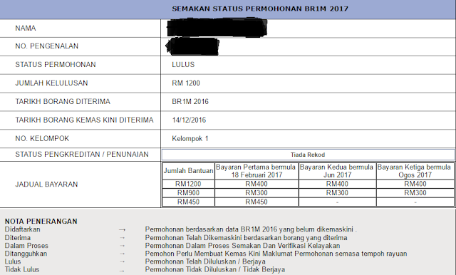 Punca Gagal BR1M Kerana Daftar SSM - Rujukan Malay