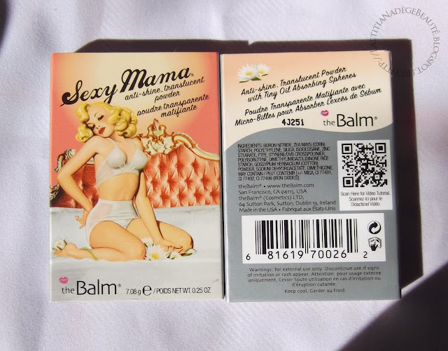 THE BALM® COSMETICS  SEXY MAMA Anti-Shine Translucent Powder.