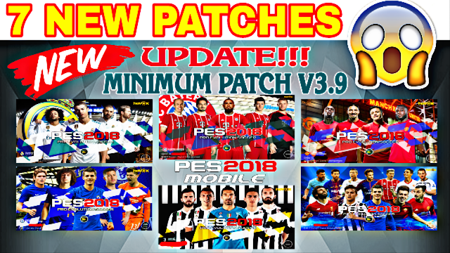 7 NEW PATCHES GRAPHIC MENUS PES 2018 Mobile