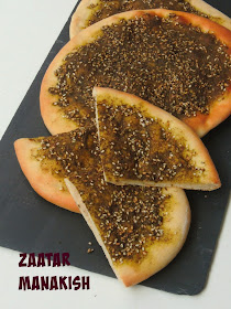 Lebanese Zaatar Manakish