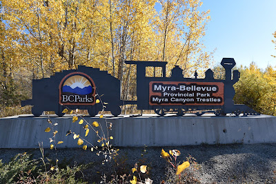 Myra-Bellvue Provincial Park sign.
