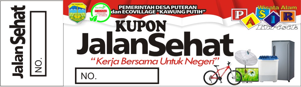 Download Contoh Desain  Kupon Jalan  Sehat  cdr  KARYAKU