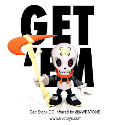 Ded Stock Infrared Edition Vinyl Figure by KwestOne x UVD Toys