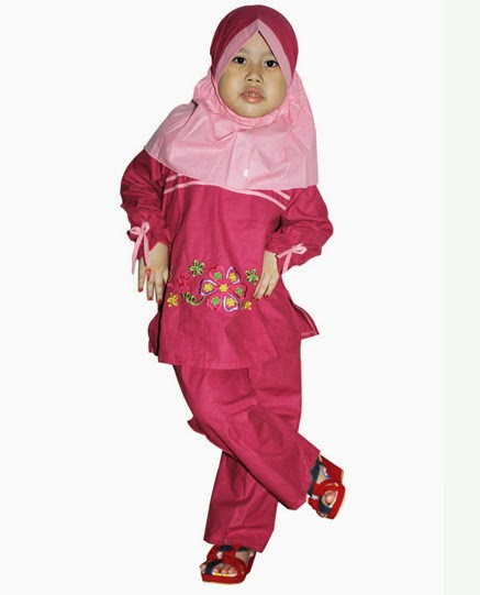 Baju Muslim Anak Perempuan Model Gamis - Danitailor