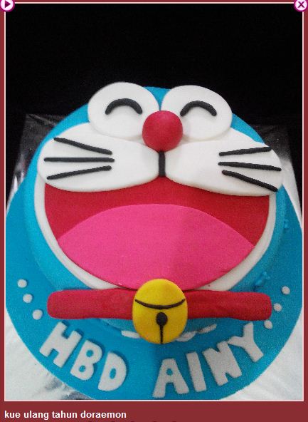 Gambar  Kue Keren Ulang  Tahun  Tema Doraemon  Kumpulan 