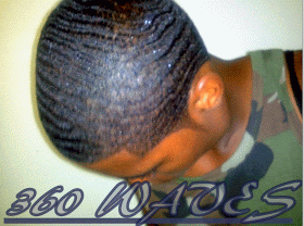 guy with 360 waves in his hair