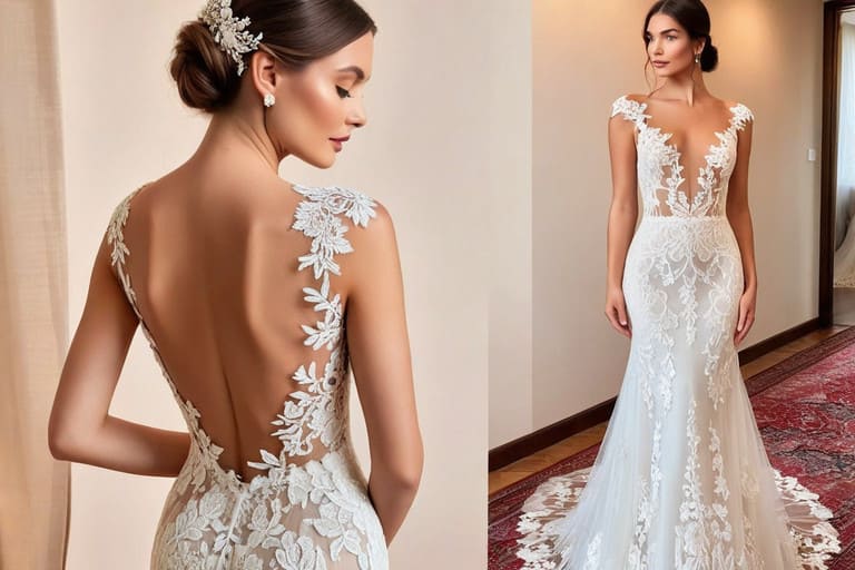 vestidos de novia civil largos sencillos