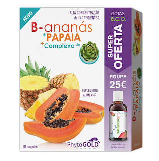  B-ananás + Papaia + OFERTA BarrigaSlim phytogold