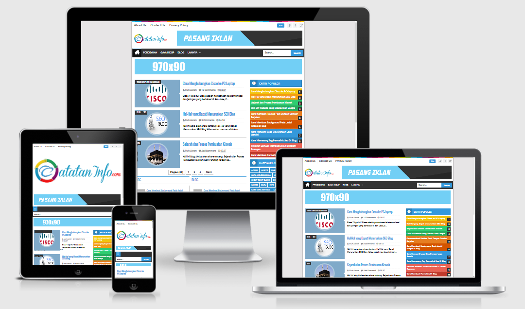 Seo Simple 2 Responsive Blogger Template