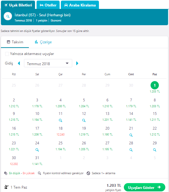 İstanbul - Güney Kore Uçak Biletimi Nasıl Aldım? SkyScanner İle Ucuza Uçak Bileti Nasıl Alınır?