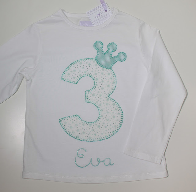 camiseta de cumpleaños 3 años