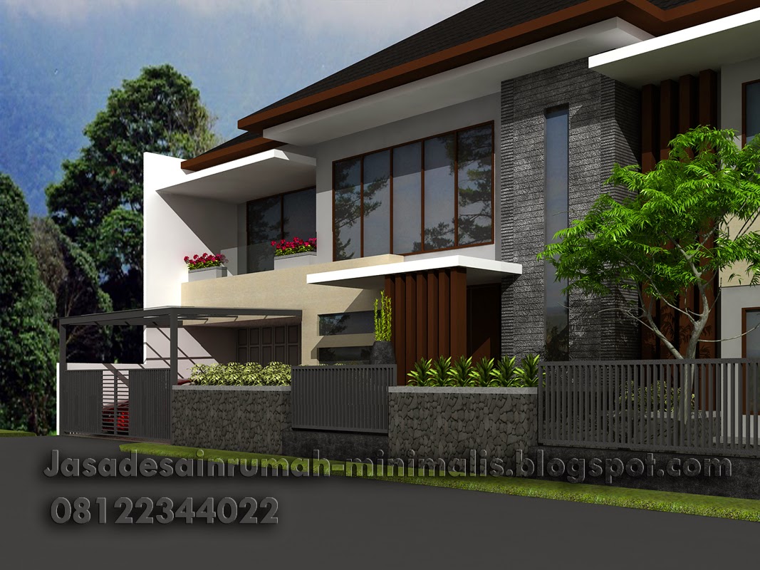 Desain Rumah Depan Tinggi