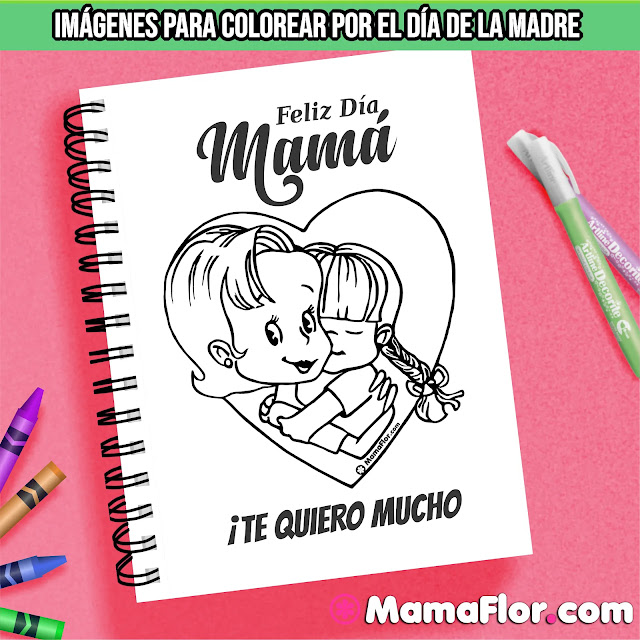 Manualidades Infantiles: Dibujos del Día de la Madre