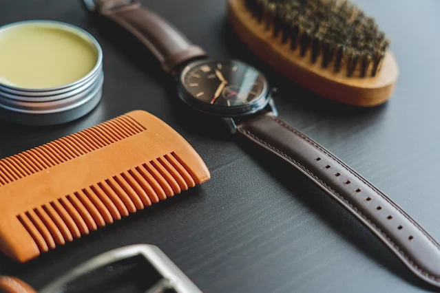 beard brush and comb