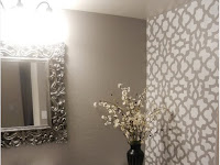 bathroom accent wall
