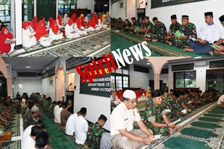 Kapenrem, Prajurit Korem 141/Tp, Gelar  Tausiah dan Doa Bersama