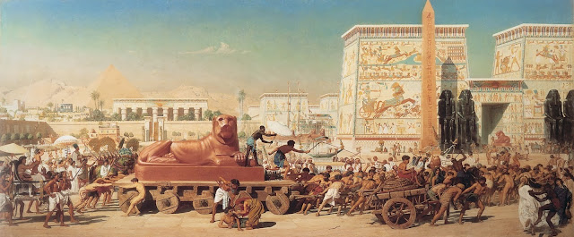 Edgward Poynter, ancient egypt,classical realism