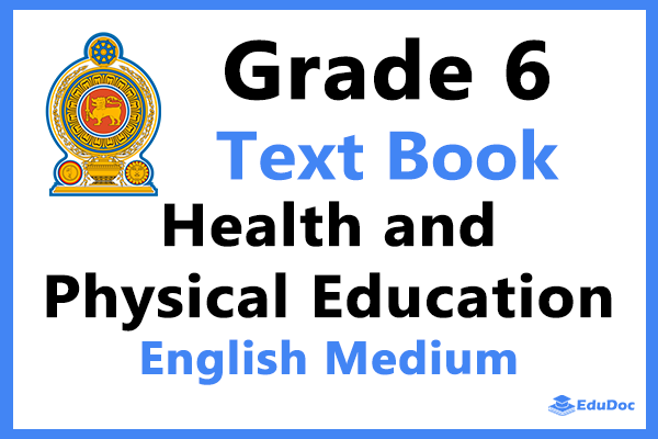 Grade 6 Health and Physical Education Textbook English Medium