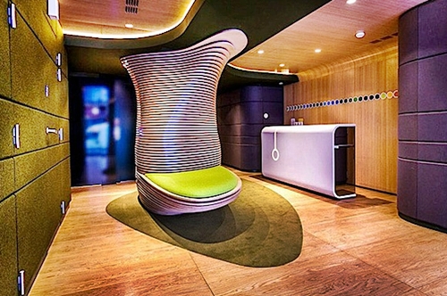 konsep desain interior rumah bergaya futuristik