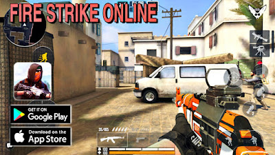 لعبة القتال والتكتيك جديدة Fire Strike Online fps بحجم صغير (online) لهواتف ANDROID / iOS.