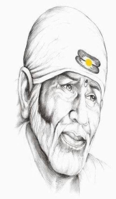 sai baba drawing images download