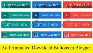 Cara Membuat Animasi Menu Tombol Download Pada Blogger