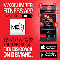 FREE MaxiClimber Fitness App available to download to your own IOS or Android device, image