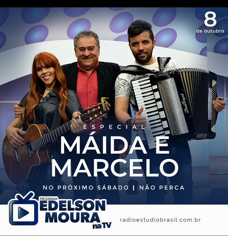 O Programa Edelson Moura na TV deste sábado (08), homenageou uma dupla incrível: Máida e Marcelo!