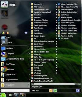 Vista Start Menu