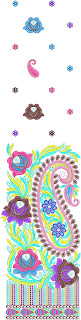 Paisley inkorporeer Anarkali broek