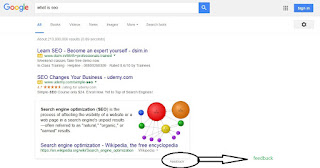 Google SERP Shows #1 with Feedback Box to Check How Satisfied Are You With These Google Results?