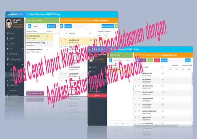 Aplikasi Faster Input Nilai Dapodik