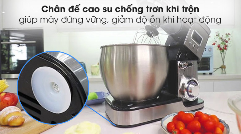 chân đế chống trơn máy trộn bột,đánh trứng unie em5