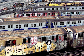 Los graffitis del metro de Nueva York en los 70 y los 80