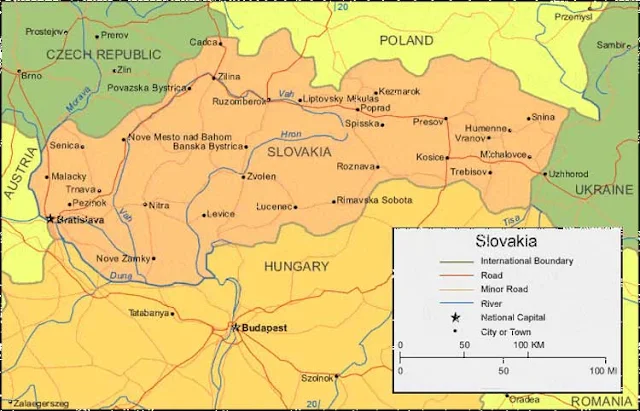 image: Slovakia Map High Resolution