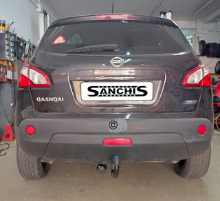 NISSAN QASHQAI 2012 - Bola Enganche Remolque Desmontable Vertical Invisible SANCHIS.