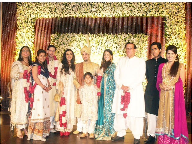 shahbaz taseer wedding Photos with her wife