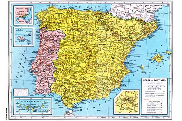 Mapa de España.