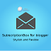  Subscription box for blogger with social icons 2016