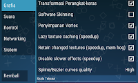 Cara setting ppsspp agar tidak lemot