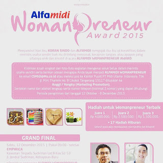 Info Kontes - Kontes ALfamidi Woman Preneur Awward 2015