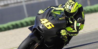 Valentino Rossi, ahead of the first test with the Ducati