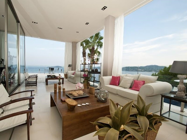 White and brown furniture inside of the dream home