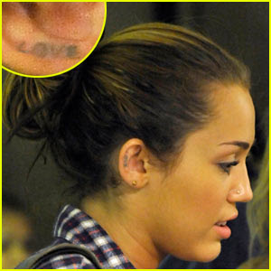 Miley Cyrus on Miley Cyrus Sweden  Ny Tatuering