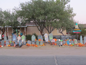 Halloween graveyard