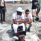 Ice Prince pictured with Alessio Bettocchi of Studio Space Pictures