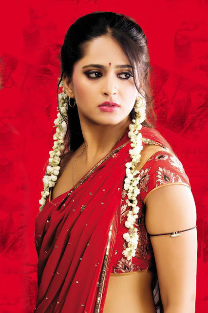 Anushka Hot Saree photos from Vaanam movie