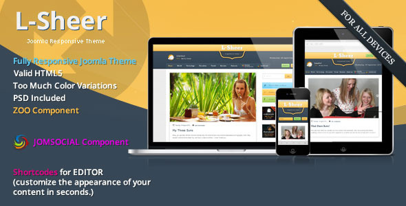 L-sheer - News & Magazine - JomSocial Joomla Template - Blog / Magazine Joomla