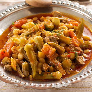 Okra Stew with Ground Meat (Kiymali Bamya)