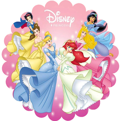 Toppers o Etiquetas de Princesas Disney para Imprimir Gratis.